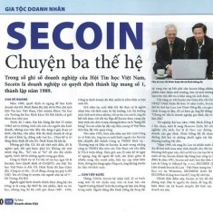 SECOIN – CHUYỆN BA THẾ HỆ